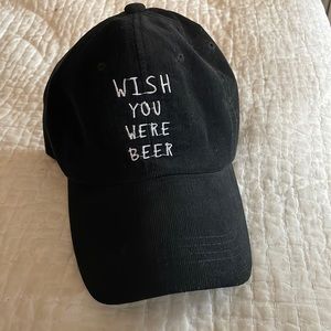 “WISH YOU WERE BEER” Baseball hat